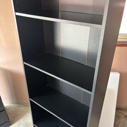 5-shelf particle board bookcase