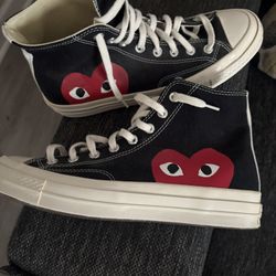 Black CDG Converse
