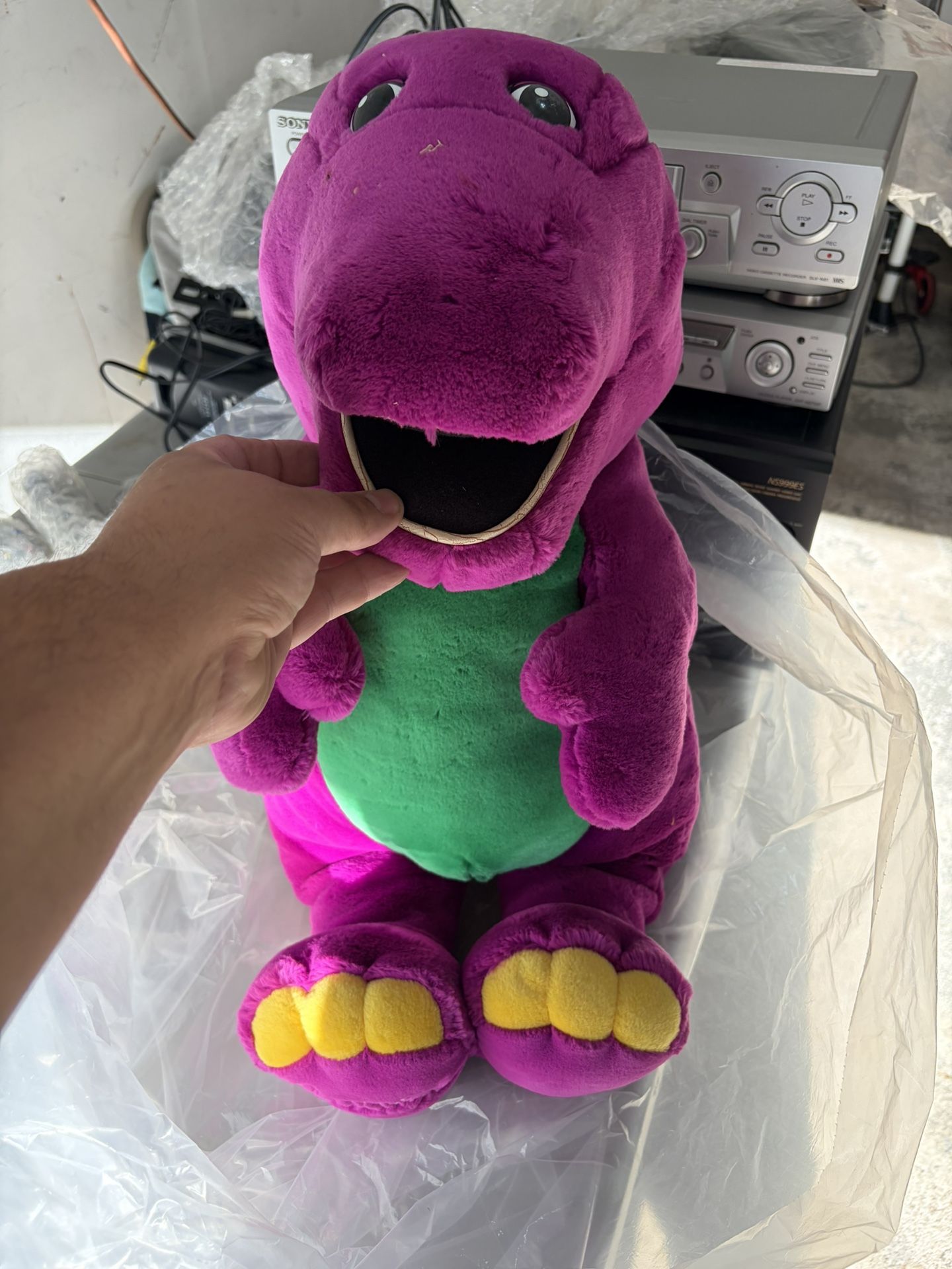 Vintage Barney Plush Toy