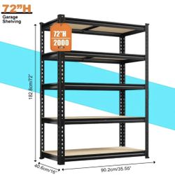 5 Tier Adjustable Shelves, heavy duty 