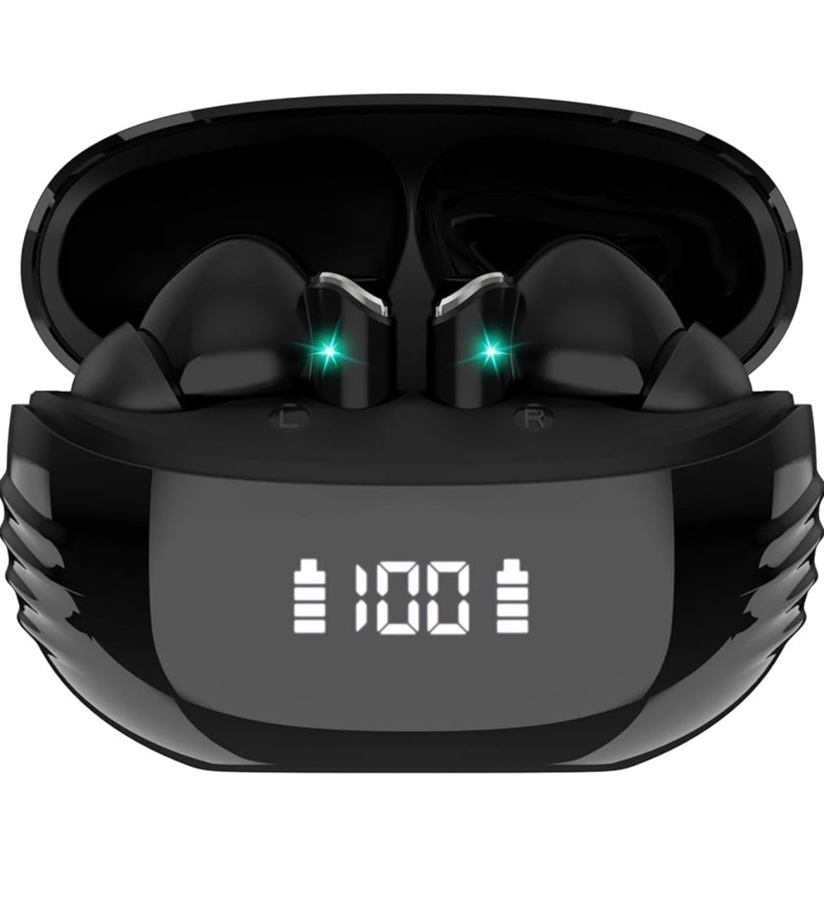 Brand: VOTAZIB Wireless Earbuds Bluetooth 5.4 in Ear Light-Weight Headphones Built-in MIC, IPX7 Waterproof Ear Buds with Charging Case Black. Brand ne