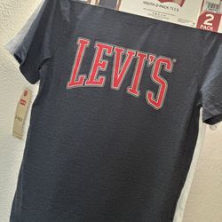 Levi's Youth Boys 2 Pack Tees, Size  (7/8) (Qty 2) (1 Set)