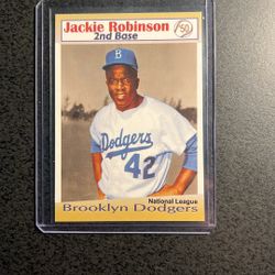Jackie Robinson, Brooklyn ‘49 Season Baseball Card