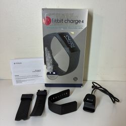 Fitbit Charge 4 Advanced Fitness Tracker + GPS Heart Rate Monitor Black READ
