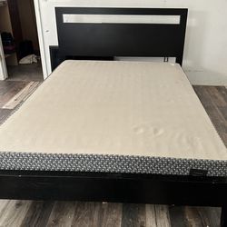 Queen Size Bed Frame and Box Spring