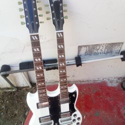 Chibson Double Neck Guitar 