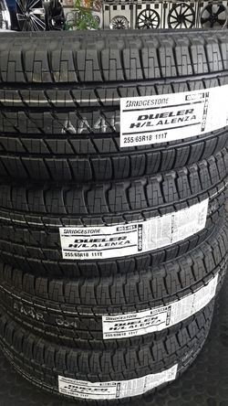 Brand new set of Bridgestone tires size 255/65R18