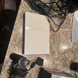 Ps2 With games Controller and Cords