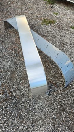107-108x12 Smooth Aluminum Triple Axle Boat Trailer Fenders