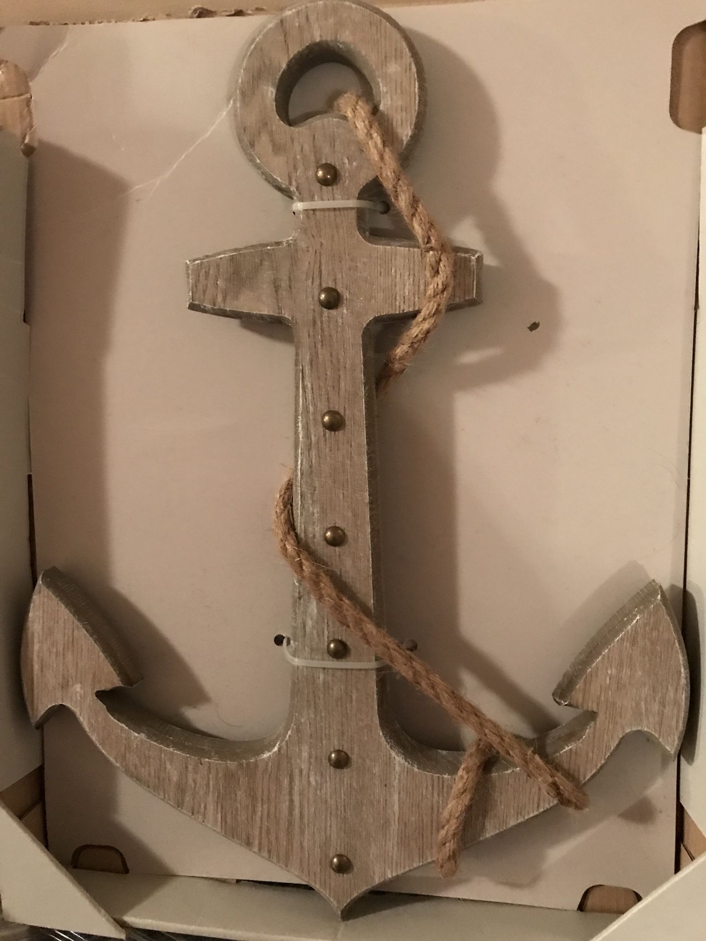 Nice solid Wood Anchor Decor Hanging