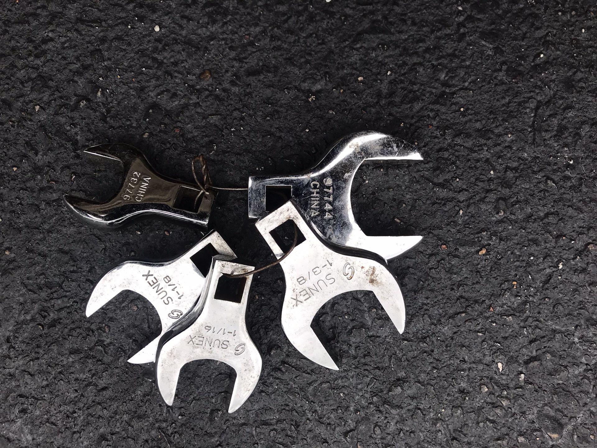 Jumbo Crowfoot Wrench Set $30