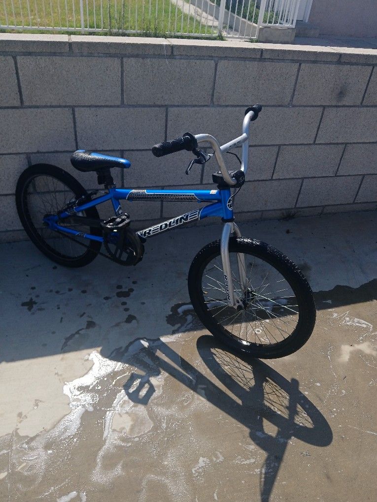 Boy's 20" Blue Redline Bmx Bike