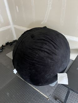 Huge Black Beanbag 