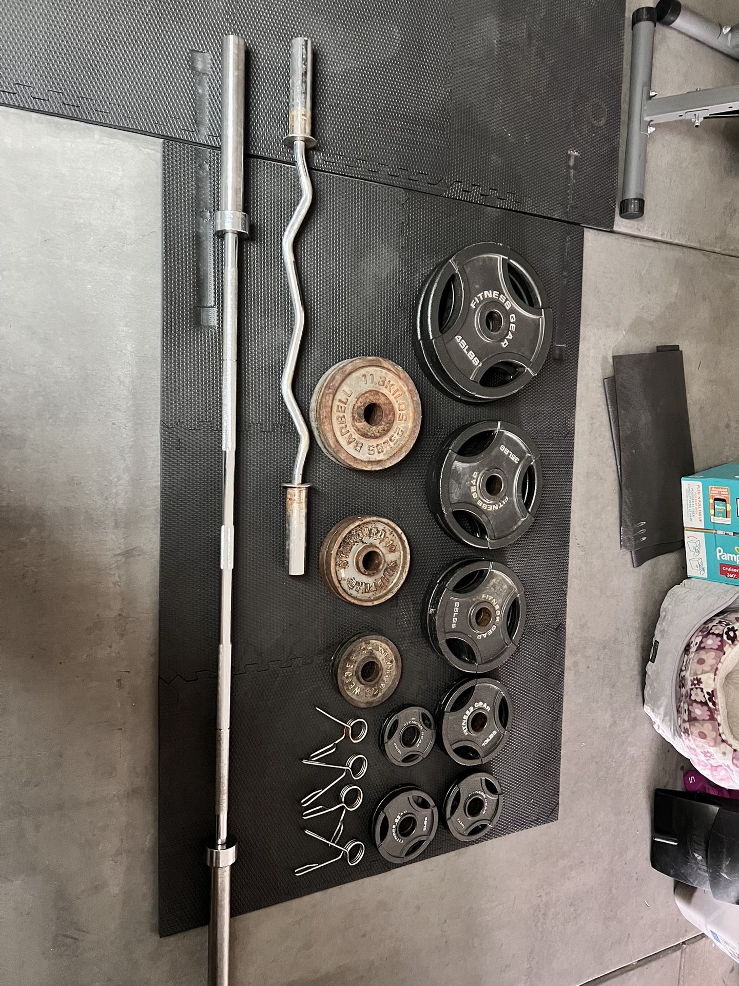Exercise Plates And Bars