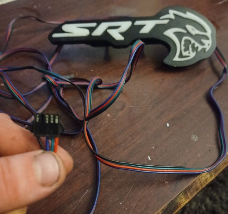 Srt Aftermarket Led Multi Color Badge