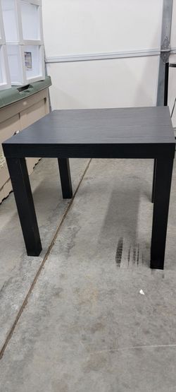 Black Square End Table / Side Table