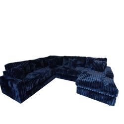 Brand NEW U Sectional CHAISE Sofa  Couches Ottoman 