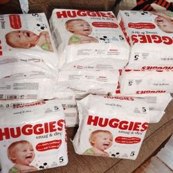 Diapers Huggies Size 5 