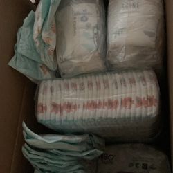 Size 1 And 2 Pampers 175