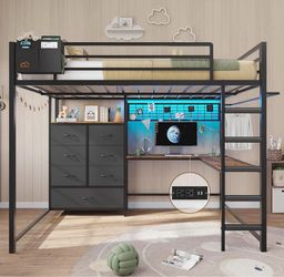 Full sized loft bed