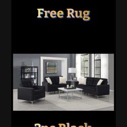 3pc Set NEW $1200 Pillow Included Free Rug  