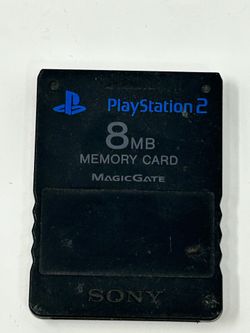 Sony PlayStation 2 PS2 8MB Memory Card MagicGate Official OEM Black