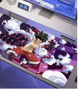 XXL mouse pad featuring Luffy Gear 4 from One Piece. 4 sets of mouse pads brand new with boxes Each cost $20 All 4 $80