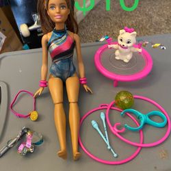 Barbie Dream house Adventures Teresa Spin’n Twirl Gymnastic Doll