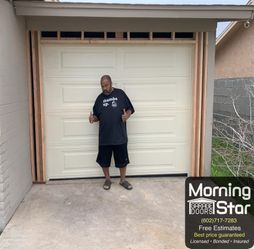 Long-Panel Design Garage Doors