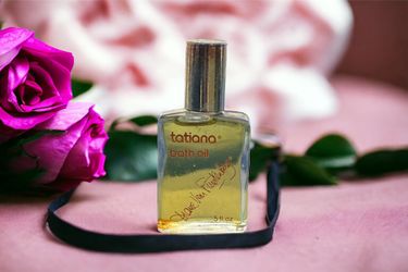 Vintage TATIANA by Diane Von Furstenberg Bath Oil 1/2 oz 15 ml Travel Size