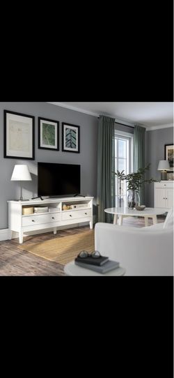 IKEA TV unit, white, 63 3/4x15 3/4x24 3/4"