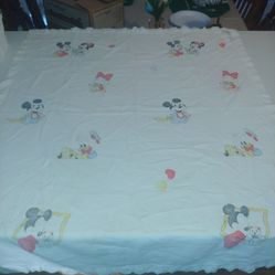 Vintage Disney Baby Blanket