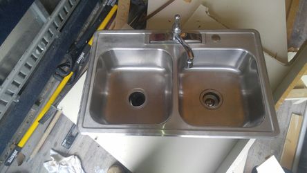 Double sink.