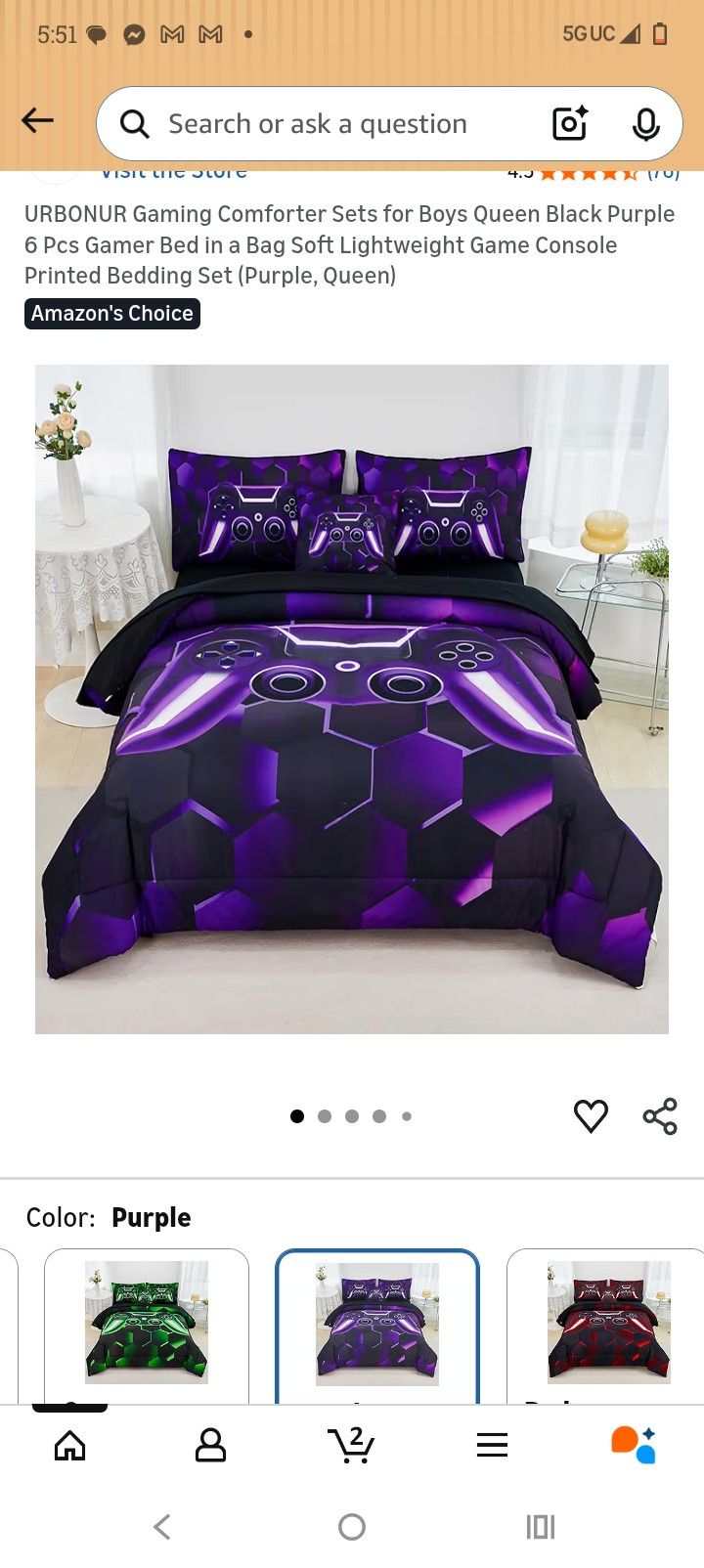 2 Complete Unused Gaming Bed Sets