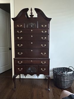 Cherry Highboy Chest