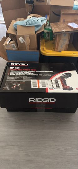 RP 350 Steel Press Tool Kit with 1/2 in.-1 in. MegaPress Jaws (Includes Carrying Case, 18V Battery, and Charger)