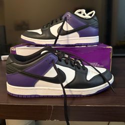 Nike SB Dunk Low “Court Purple” Men’s size 12