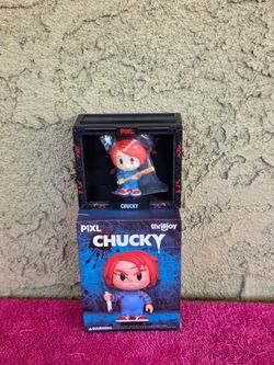 Thrilljoy PiXL Chucky With Baseball Bat Blind Box Horror Figure