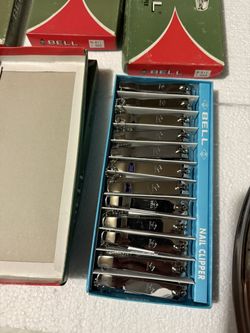 10 Packs Of BELL Nail Clippers All Brand New Inside The Box  Each box contains 12 clippers  Asking is price is $100.00