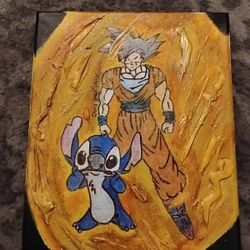 Dragon Ball Z Goku And  Stitch
