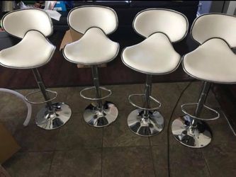 4 brand new white bar stools chairs chair