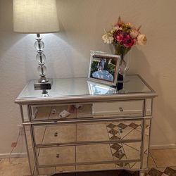 Mirror dresser cabinet