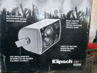 Outdoor speakers