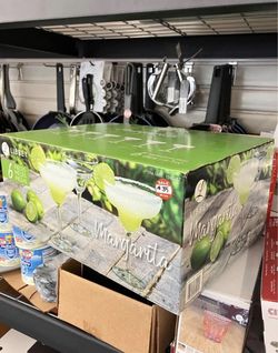 14.75 oz Margarita Glass Set – 6 Pack | New in Box