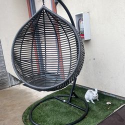 Hanging Egg Chair, 350$ Macy’s Price Almost 800+tax
