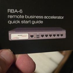 RBA6 Remote business excellorator new in box 