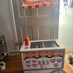 Sweets and snacks play cart