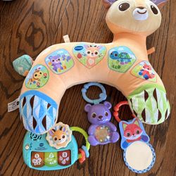 Tummy Time Pillow And Toys
