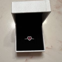 Pandora Elevated Heart Ring 