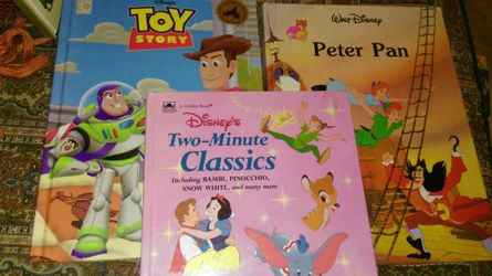 Collection of 3 hardcover Disney books large